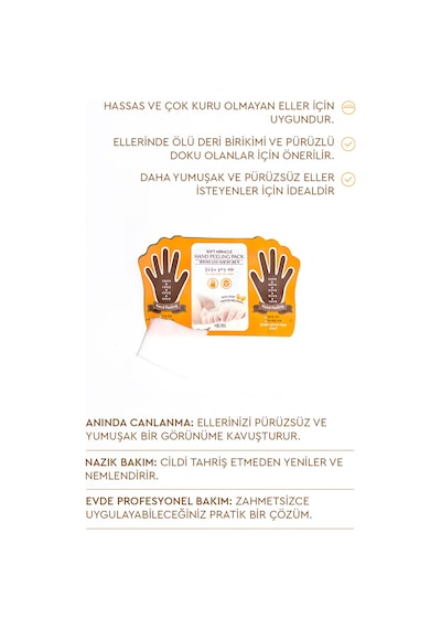 Mjcare Hand Peeling - Soyulan El Peeling Maskesi 3'lü