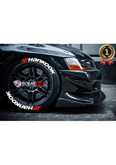 Bombtire Hankook Lastik Yazısı 2 5 Cm Motorsiklet Ve Araçlar Için Lastik Sticker