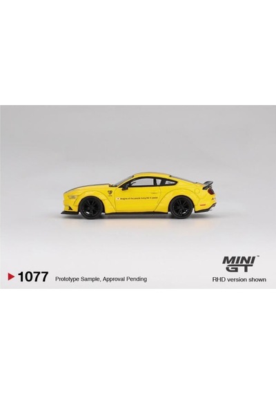 Mini Gt 1077 Lb-works Ford Mustang Triple Sarı 1/64 Model Araba
