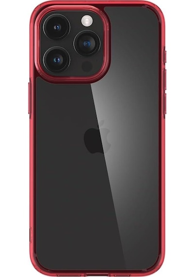 Spigen Apple Uyumlu iPhone 15 Pro İle  Kılıf Ultra Hybrid Deep Red