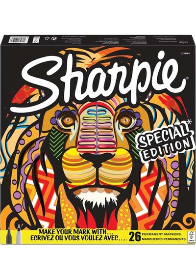 Zekicocuk Sharpie Fine Permanent Markör 26 Lı Aslan