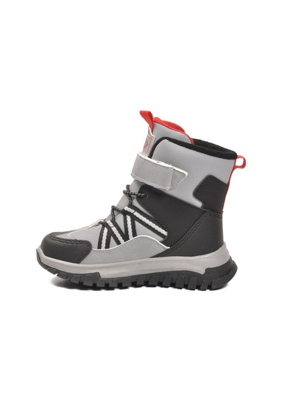 Gri Cırtlı Kaymaz Taban Unisex Çocuk Bot Hilly P Gri