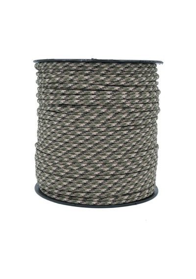 Paracord İp 4 Mm Haki Kamuflaj No:116 10 Metre Çok Renkli