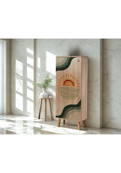 Tokyo Ayakkabılık Bonomo Desenli 930 50x36x135 Cm Atlantik Çam