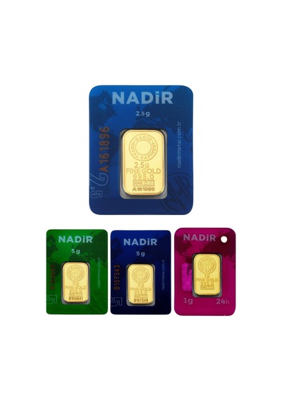 Tuğrul Kuyumculuk 5.5 Gram 24 Ayar Külçe Altın (2.5+1+1+1)