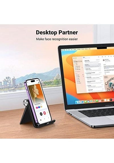 Çok Açılı Masaüstü Telefon Standı Siyah