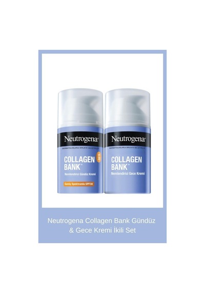 Neutrogena Collagen Bank SPF30 Nemlendirici Gündüz Kremi 50 ml + Gece Kremi 50 ml
