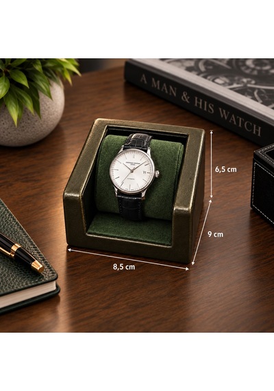 Saat Koltuğu Watch Chair Tekli Saat Standı Yeşil