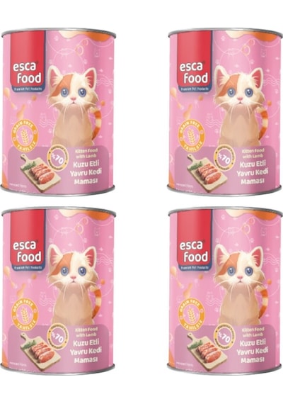 Esca Food Kuzu Etli Yavru Konserve Maması 4x415gr