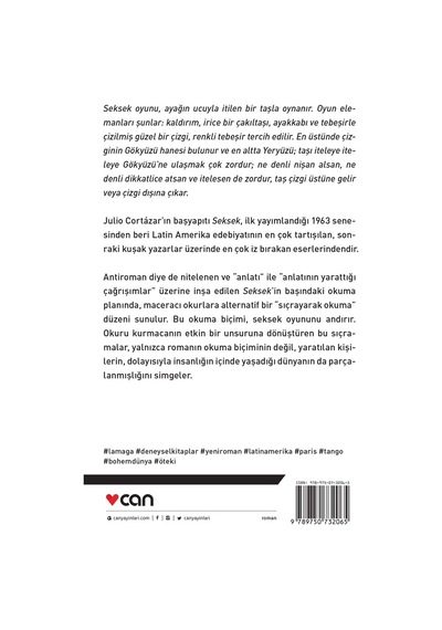 Seksek - Julio Cortazar -  Can Yayınları