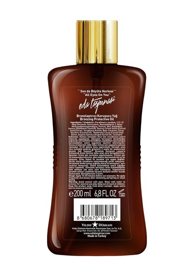 Eda Taşpınar Bronzlaştırıcı Koruyucu Yağ Spf 15 200 Ml/6.8 Fl Oz Sku: Smg8690010428165