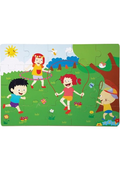 1276- İlkbahar Ahşap Yer Puzzle