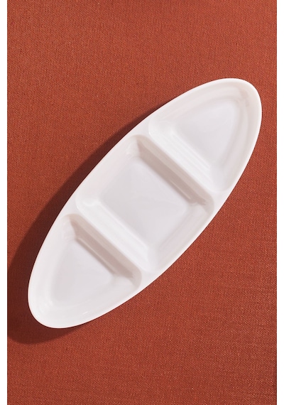 Karaca Stream Basic Line 3 Bölmeli Sunum Tabağı 26 cm