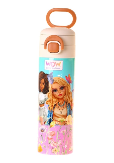 Wow Generation 520 Ml Butterfly Baskılı Turkuaz - Pembe Kız Çocuk Çelik Termos Matara Çift İçim Kilitli Kapak - W6078 Wow Generation 520 Ml Butterfly Baskılı Turkuaz - Pembe Kız Çocuk Çelik Termos Matara Çift İçim Kilitli Kapak - W6078