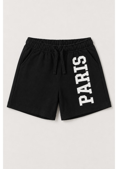 Laciel Prs Laciel Paris Erkek Çocuk Paris Baskılı Beyaz Tişört Siyah Şort Oversize 2'li Takım Laciel Prs Laciel Paris Erkek Çocuk Paris Baskılı Beyaz Tişört Siyah Şort Oversize 2'li Takım