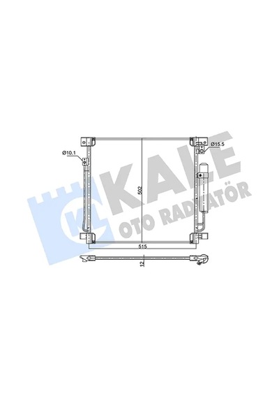 Klima Radyatörü - Fiat Fullback - Kale-354015