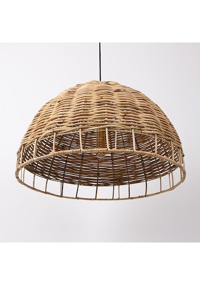 Japandi Bambu & Rattan Handmade Salon Yatak Odası Antre, Mutfak Dekoratif Sarkıt Avize, Aydınlatma - 9072231455592 Hasır