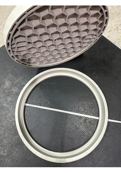 650 Mm Yuvarlak Rögar Kapağı / Çerçeve + Kapak