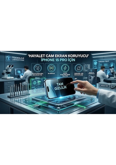 Apple Iphone 15 Pro Ekran Koruyucu Hayalet Cam