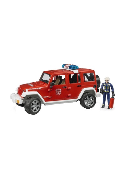 Bruder Oyuncak Jeep Wrangler Rubicon Itfaiye Veitfaiyeci Br02528