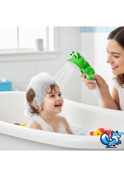Lexroo Sevimli Hayvan Figürlü Bebek Duş Başlığı Çok Renkli