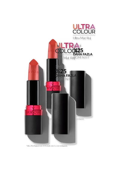 Avon Ultra Mat Ruj - 33 Fiercely Red İkili Set