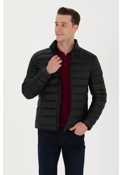 U.S. Polo Assn. U.s. Polo Erkek Slim Fit Kaz Tüğü Spor Mont 2246527 More25k Siyah