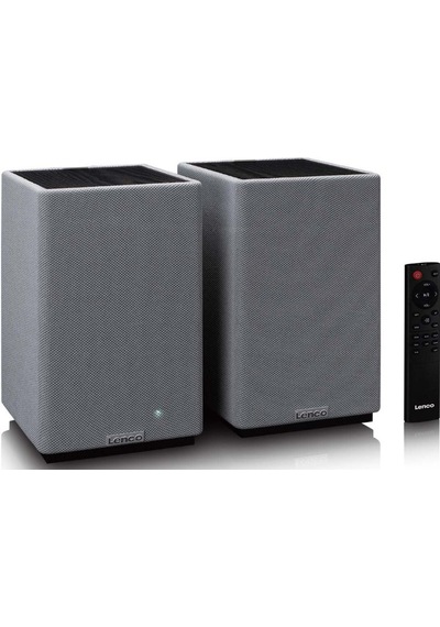Lenco Spb-240bkgy - Hifi Stereo Bluetooth Hoparlör Çifti - Şık Tasarımda Güçlü Ses - Siyah/gri 67927522