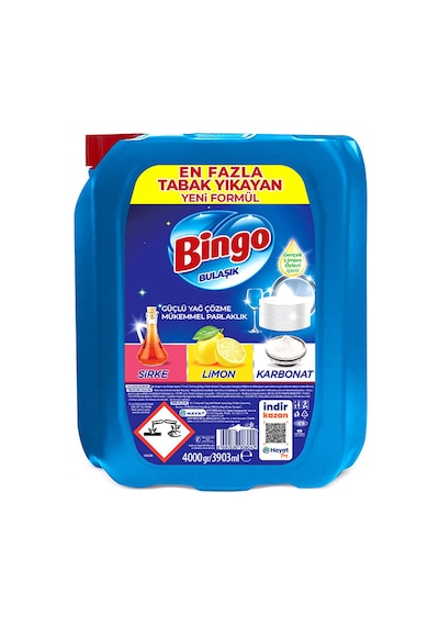 2 Adet Bingo Bulaşık Deterjanı 4 Kg
