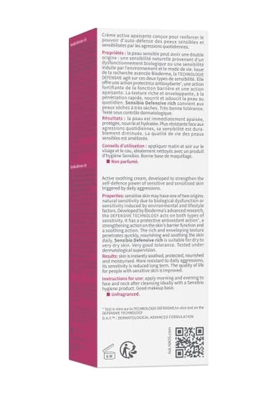 Bioderma Sensibio Defensive Rich Hassas Ve Kuru Cilt Antioksidan E Vitamini Yoğun Nemlendirici Krem 40 Ml
