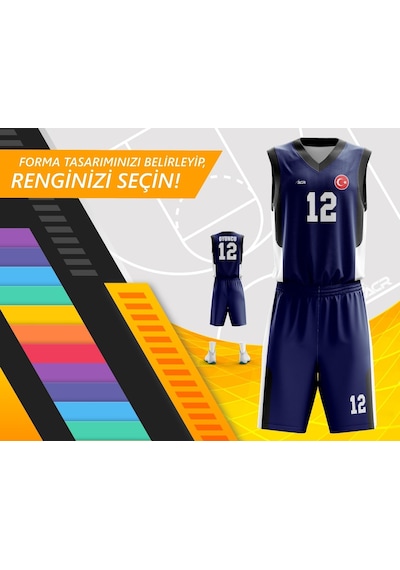 Acr Giyim Kişiye Özel Basketbol Forması - Dizayn : Klasik