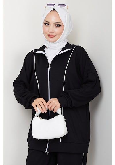 Bestenur Biyeli Oysho İkili Takım 1608 - Siyah Siyah