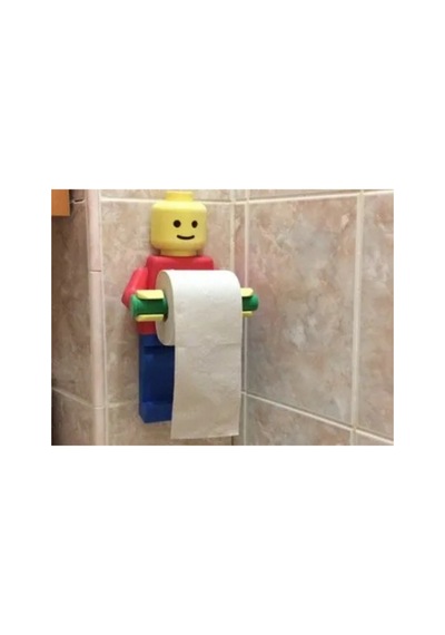 Lego Figürü Tasarımlı Tuvalet Kağıdı Tutucu Diğer
