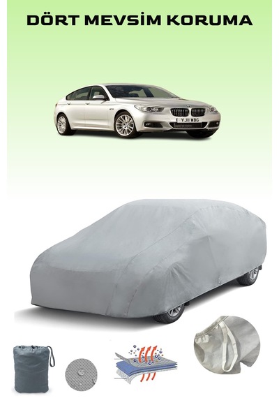 Bmw 5 Series Gran Turismo 2009 - 2013 Araba Brandası Oto Branda Gri
