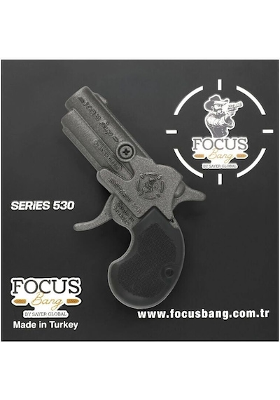 530 Focus Bang Oyuncak Tabanca Series 530 Black-füme-saten