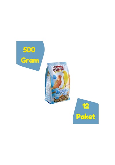 Energy Super Premium Kanarya Yemi 500 G 12 Adet