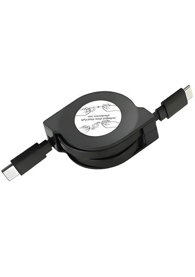 Alfais 6024 Type C To Type C Erkek Hızlı Şarj Ve Veri Aktarım Kablosu Makaralı 1 Metre Pd 60w