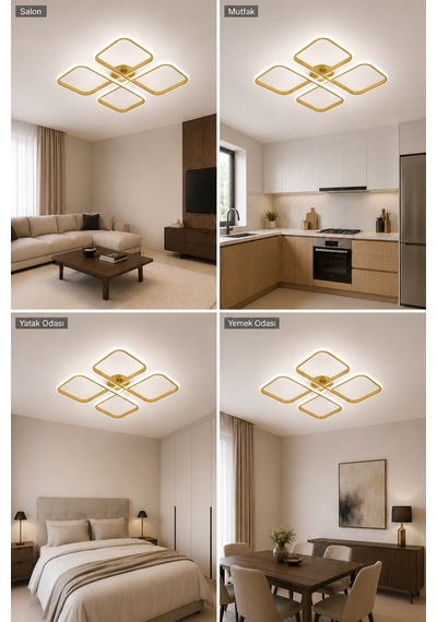 Nuvo Led Plafonyer Avize Beyaz Işık Eskitme
