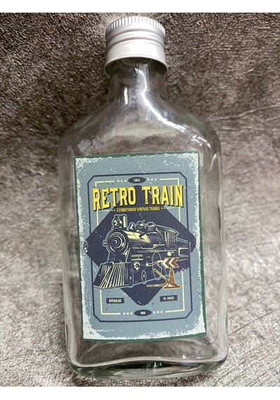 Coldbrew Şişesi 5 Adet Retro Etiketli