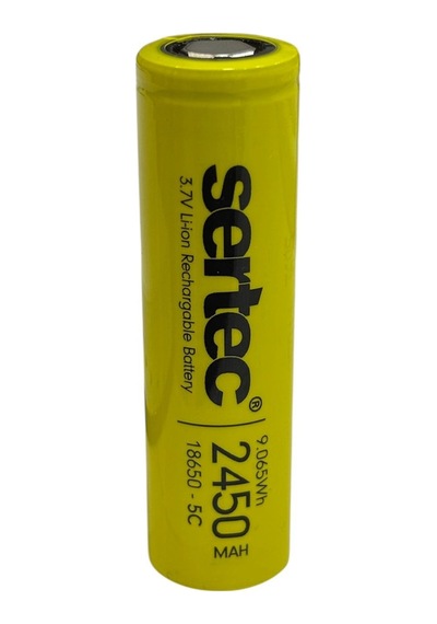 Sertec 18650 3.7v 2450 Mah 5c Li-ıon Şarjlı Pil