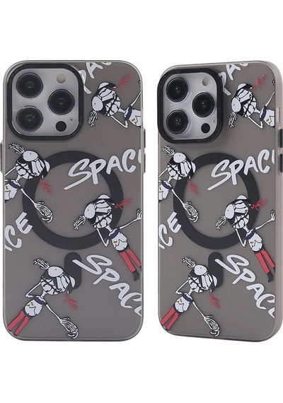 Apple Uyumlu iPhone 12 Pro Max Kılıf Apollo Magneticsafe Desenli Kapak Desen 4\