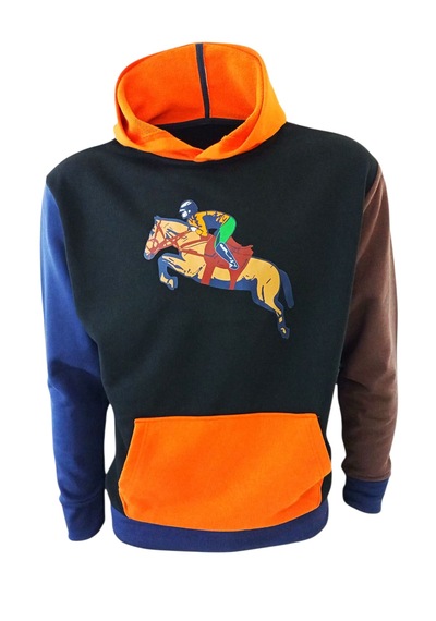 Coupon Kapüşonlu Sweatshirt - Tarz Turuncu