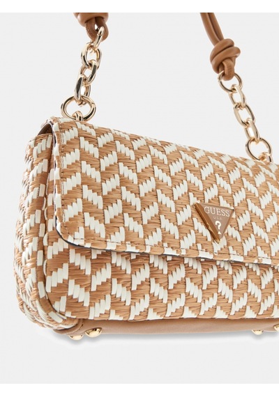 Guess Tessi Kapaklı Kadın Kahverengi Omuz Çantası Hwwg7691190-cgm