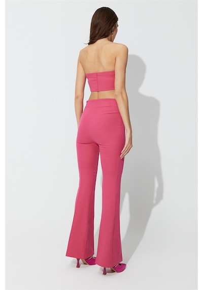 Sherin Pembe Fermuarlı Büstiyer SS23CT4724PE-PEMBE Pembe