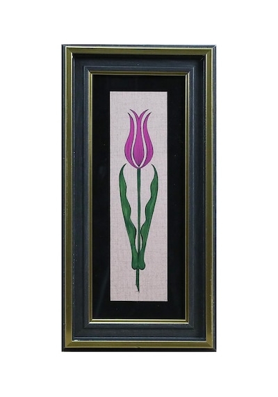 E38 El İşçiliği Suluboya Tablo - 16 32 Cm - 6537