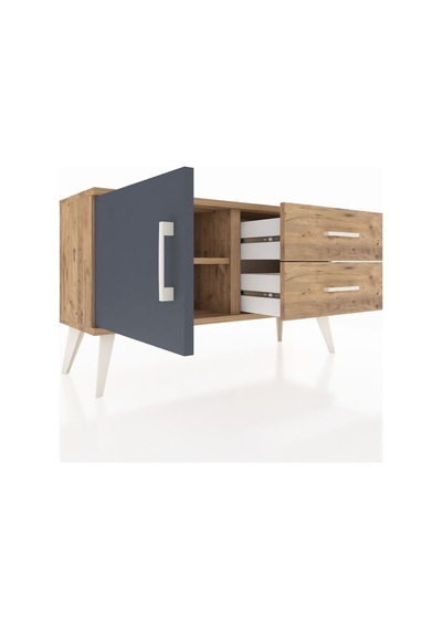 Arges Şifonyer Tek Raflı 2 Çekmeceli Tek Kapaklı 88x30x48 Çam-antrasit/çam Antrasit/çam Arges Şifonyer Tek Raflı 2 Çekmeceli Tek Kapaklı 88x30x48 Çam-antrasit/çam Antrasit/çam