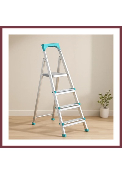 Storeşahin 3+1 Basamaklı Metal Merdiven 82 Cm 120 Kg Shn0720