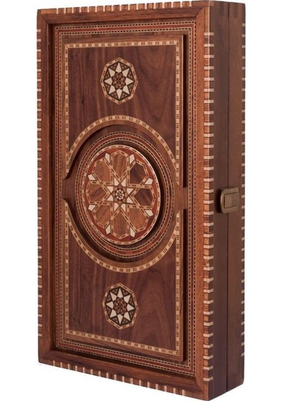 Genıus Ceviz Oymalı Tavla Büyük ( 52 30 8.5 Cm )