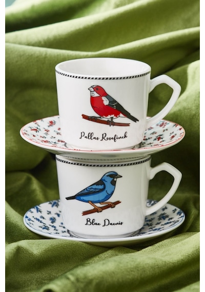 Karaca  Vogel 6 Kişilik Kahve Fincan Takımı 80 ml