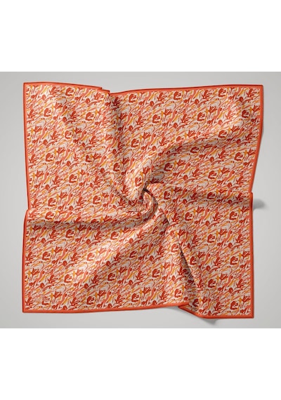 Silk Home Soft Eşarp 73091-33 Taş, Turuncu, Sarı Turuncu
